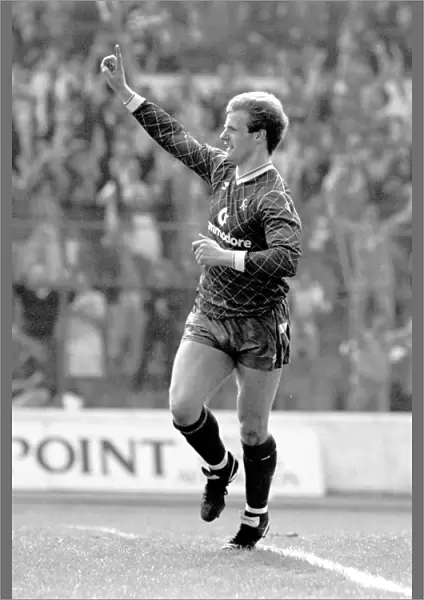Chelsea's Gordon Durie Celebrates Opening Goal Against Charlton Athletic in Barclays League Division One at Stamford Bridge