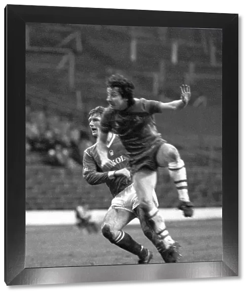 Mickey Thomas in Action: Chelsea vs. Nottingham Forest, Stamford Bridge - Canon League Division One, 1980s