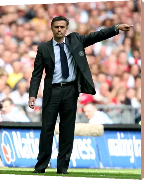 Chelsea vs Manchester United - FA Cup Final at Wembley Stadium: Jose Mourinho and the Blue vs the Red