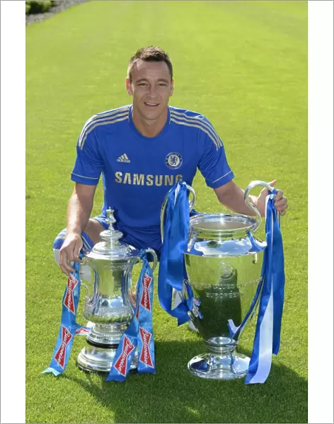 Chelsea FC: John Terry at August 2012 Team Photocall, Cobham Training Ground