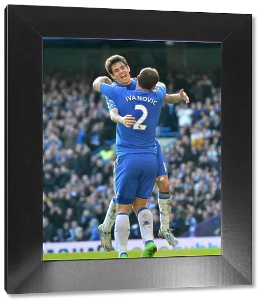 Chelsea's Oscar and Ivanovic: Celebrating a Glorious FA Cup Goal (vs. Brentford, February 17, 2013)