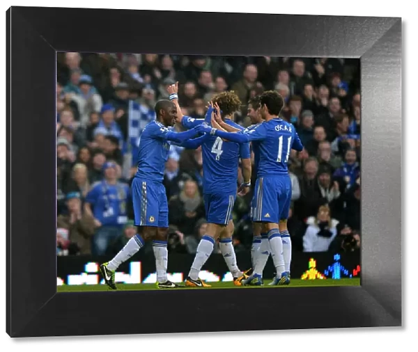 Chelsea's Ramires Scores Opening Goal Against Wigan Athletic at Stamford Bridge (February 9, 2013)