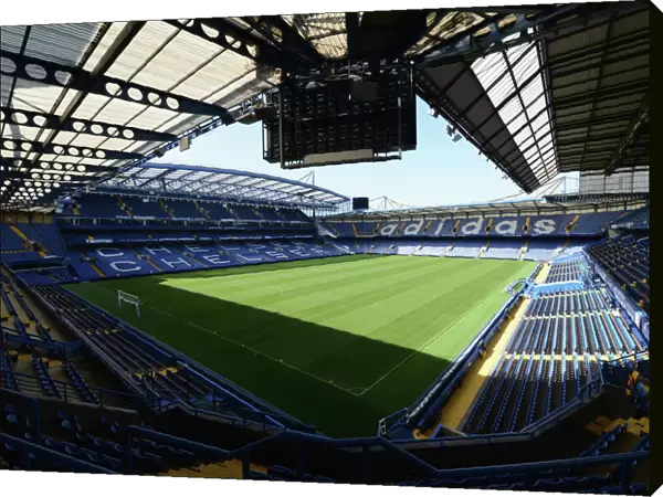 A Sea of Blue: Chelsea Football Club's Home at Packed Stamford Bridge on September 5, 2012