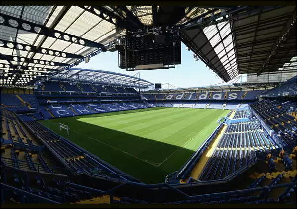 A Sea of Blue: Chelsea Football Club's Home at Packed Stamford Bridge on September 5, 2012