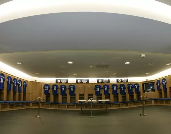 A Peek into Stamford Bridge: The Home Changing Room and Electric Stadium Atmosphere