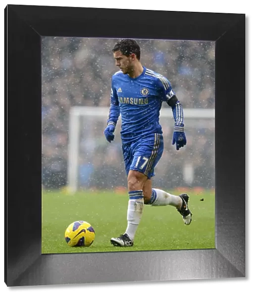 Eden Hazard in Action: Chelsea vs. Arsenal, Premier League Rivalry at Stamford Bridge (January 20, 2013)