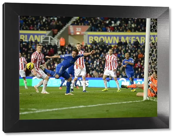 Frank Lampard: Chelsea Star in Action against Stoke City (January 12, 2013)