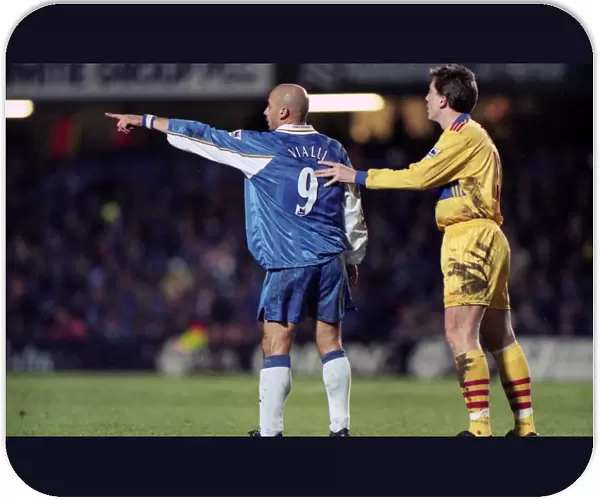 Gianluca Vialli Leads Chelsea Against Crystal Palace, Stamford Bridge - March 11, 1998