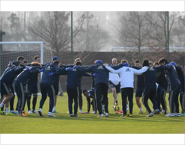 Intense Chelsea FC Training at Cobham Ground, January 2013