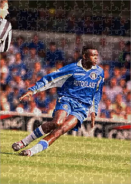 Marcel Desailly in Action: Chelsea vs. Newcastle United - FA Carling Premiership