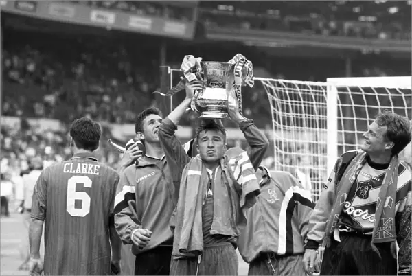 Chelsea FC: Hitchcock, Petrescu, and Grodas Celebrate FA Cup Victory (1997)