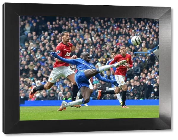 Demba Ba Scores First: Chelsea vs Manchester United - FA Cup Quarter Final Replay at Stamford Bridge (April 1, 2013)