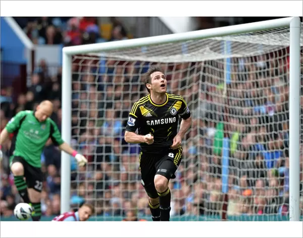 Frank Lampard's Double: Chelsea's Thrilling Victory at Aston Villa in the Barclays Premier League (11th May 2013)