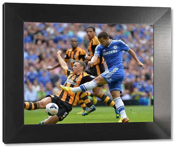 Eden Hazard's Thrilling Shot: Chelsea vs. Hull City Tigers, Premier League (18th August 2013)