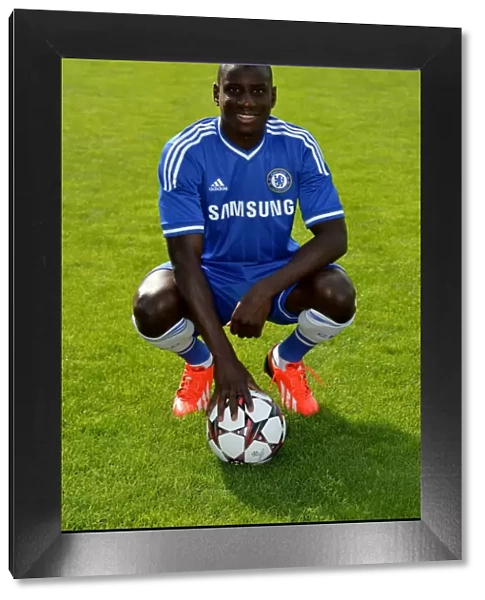 Demba Ba at Chelsea FC Training Ground: 2013-2014 Squad