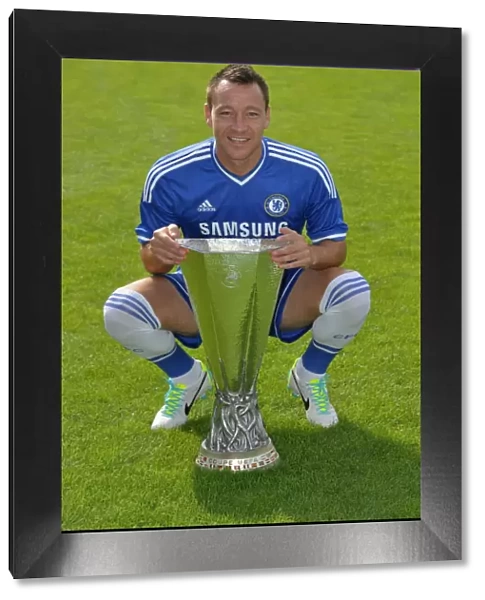 Chelsea Football Club: 2013-2014 Squad Photocall - John Terry at Cobham Training Ground