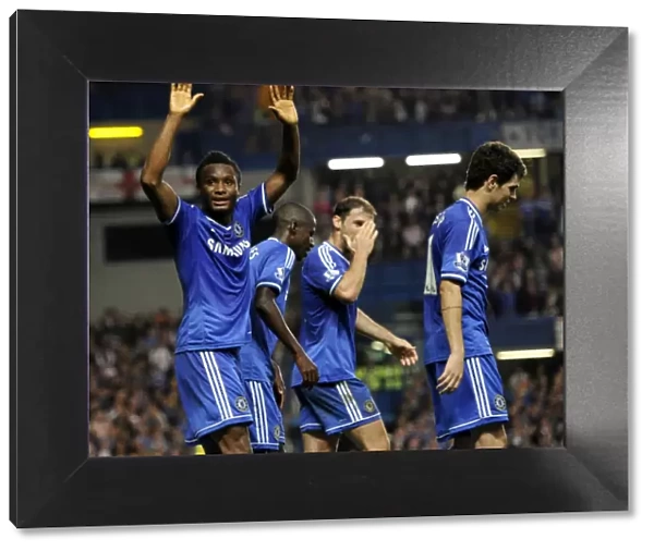 Chelsea's Jon Obi Mikel Scores Second Goal Against Fulham: A Jubilant Moment at Stamford Bridge (September 21, 2013)
