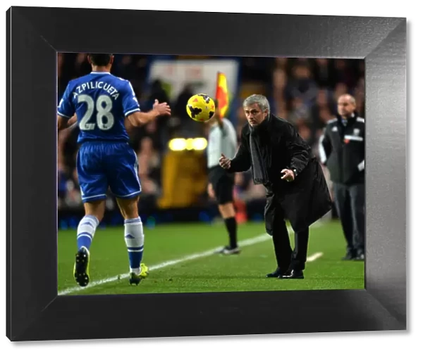 Mourinho's Gesture: Chelsea Boss Throws Ball Back at Stamford Bridge vs West Bromwich Albion (9th November 2013)