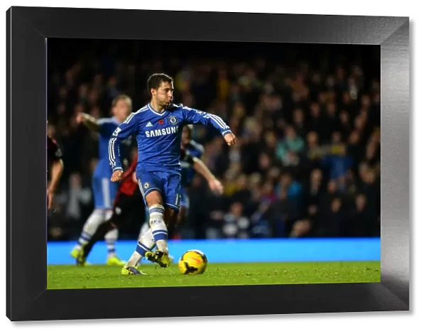 Eden Hazard Scores Penalty: Chelsea's Second Goal vs. West Bromwich Albion (BPL, Stamford Bridge - 9th November 2013)