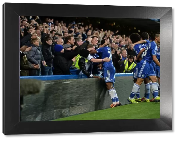 Samuel Eto'o's Thrilling Goal Celebration Amongst Roaring Chelsea Fans vs. West Bromwich Albion (November 9, 2013)