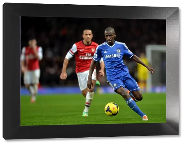 Ramires in the Thick of the Battle: Chelsea vs. Arsenal, Barclays Premier League, Emirates Stadium (December 23, 2013)