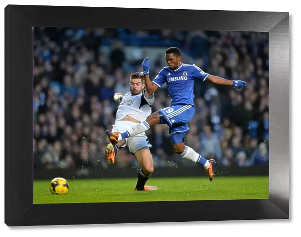 Clash at Stamford Bridge: Eto'o vs Amat - A Premier League Battle (December 26, 2013)