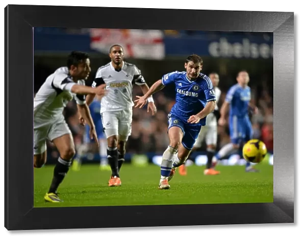 Branislav Ivanovic in Action: Chelsea vs Swansea City, Barclays Premier League (December 26, 2013)