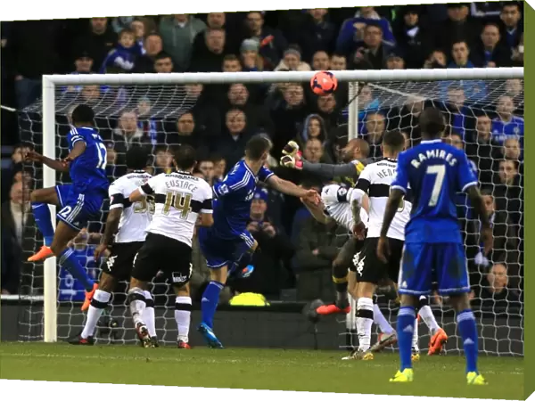 Jon Obi Mikel Scores First: Derby County vs. Chelsea - FA Cup Third Round - iPro Stadium (5th January 2014)