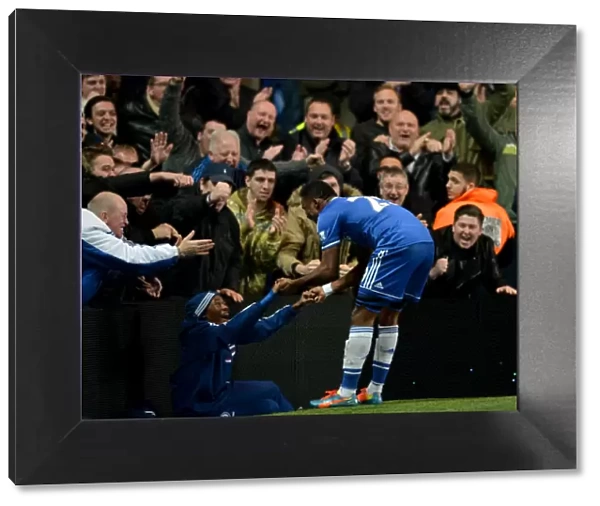 Samuel Eto'o's Triple Strike: Chelsea's Thrilling Third Goal vs. Manchester United (19th January 2014)