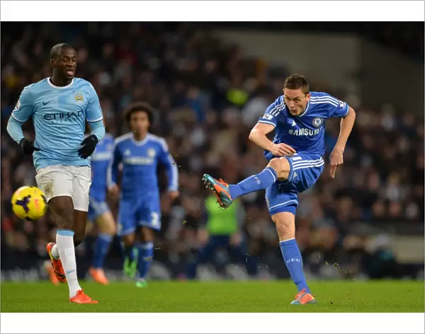 Nemanja Matic's Powerful Shot: Manchester City vs. Chelsea, Barclays Premier League (3rd February 2014)
