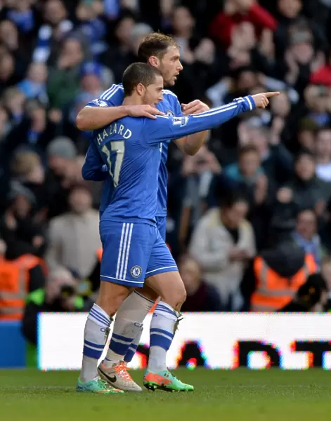 Eden Hazard's Double: Chelsea's Triumph Over Newcastle United in the Barclays Premier League (8th February 2014)
