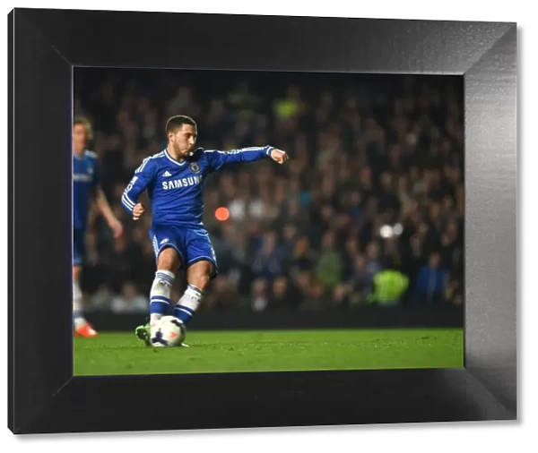 Eden Hazard Scores Penalty: Chelsea's Victory Over Tottenham Hotspur in the Barclays Premier League (8th March 2014)