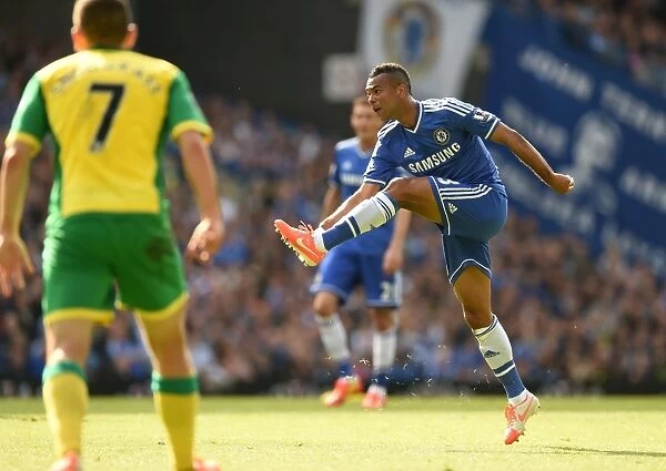 Ashley Cole's Strike: Chelsea vs. Norwich City, Barclays Premier League, Stamford Bridge (4th May 2014)