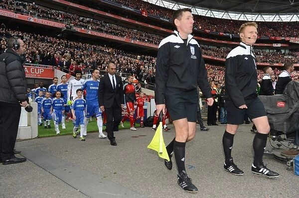 Chelsea Mascots at the 2012 FA Cup Final vs. Liverpool