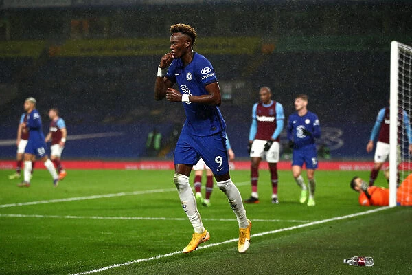 Chelsea's Abraham Scores Third Goal Against West Ham in Premier League Clash