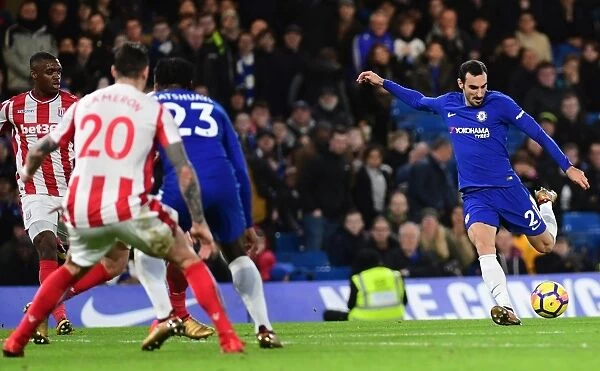 Chelsea's Davide Zappacosta Scores Fifth Goal vs Stoke City in Premier League