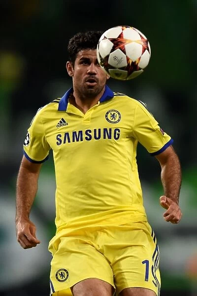 Diego Costa's Thrilling Performance: Chelsea vs. Sporting Lisbon, UEFA Champions League (September 30, 2014)