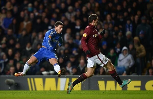 Eden Hazard Scores First Goal for Chelsea: Europa League Victory over Sparta Prague (February 22, 2013)