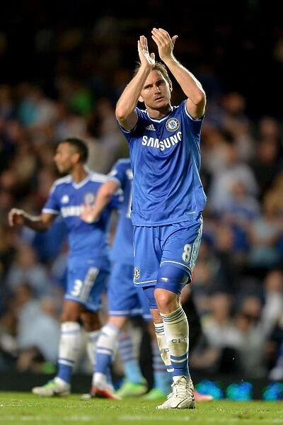 Frank Lampard's Triumphant Moment: Chelsea Clinch Premier League Victory vs. Aston Villa (August 21, 2013)