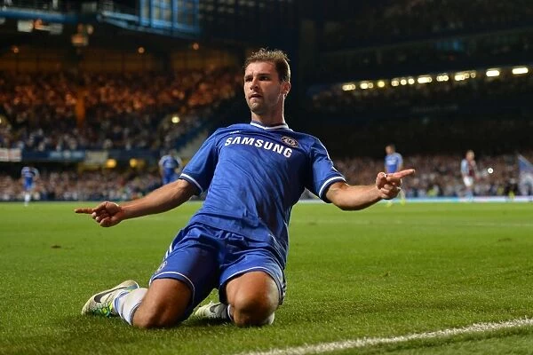 Ivanovic Scores Chelsea's Second Goal: Aston Villa vs. Chelsea, Barclays Premier League (August 21, 2013)