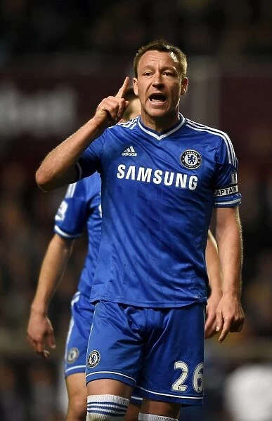 John Terry's Emotional Reaction: Aston Villa vs. Chelsea (15th March 2014), Barclays Premier League, Villa Park