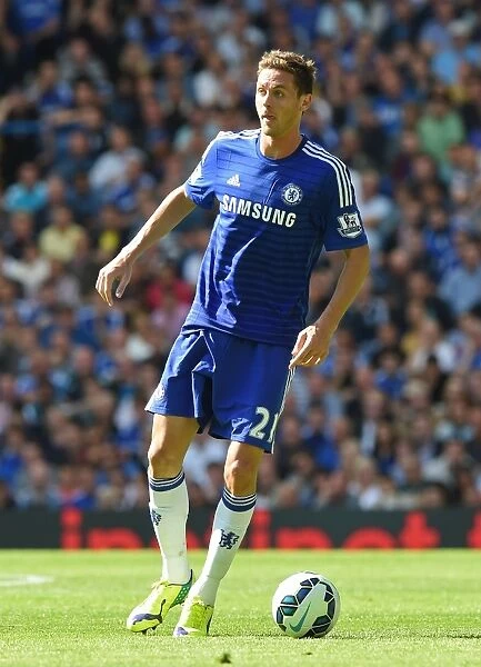 Nemanja Matic at Stamford Bridge: Chelsea vs Leicester City - Barclays Premier League 2014-15 (August 23rd)