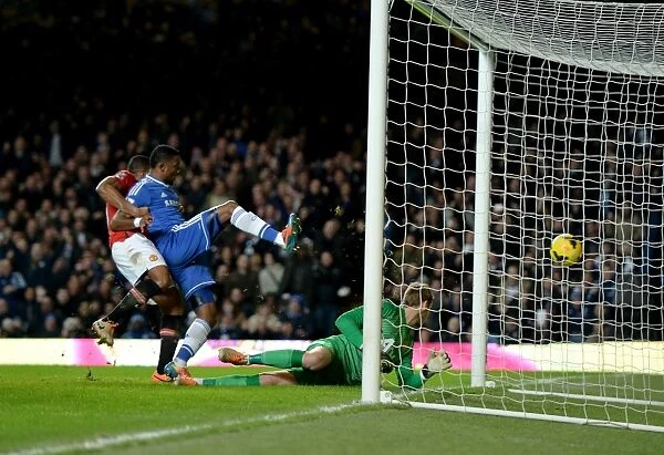 Samuel Eto'o Scores Chelsea's Third Goal Against Manchester United (19th January 2014)