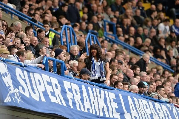 A Sea of Blue: Chelsea Fans Unwavering Support (Chelsea v Sunderland, Barclays Premier League, 7th April 2013)
