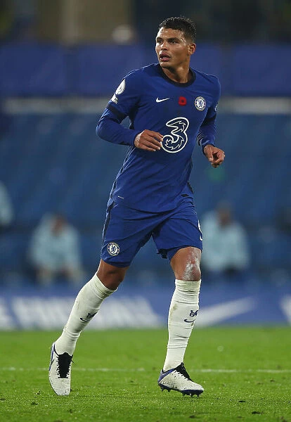 Thiago Silva in Action: Chelsea vs Sheffield United, Premier League (Behind Closed Doors), November 2020