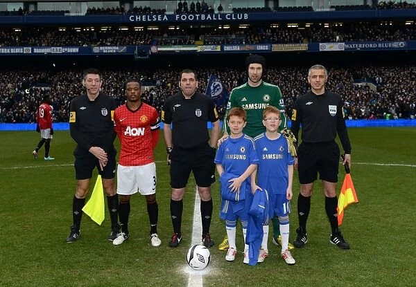 Uniting at Stamford Bridge: Chelsea vs Manchester United - FA Cup Quarter Final Replay - Mascots, Officials, and Captains (April 1, 2013)