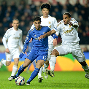 League Cup 2012-2013 Photographic Print Collection: Swansea v Chelsea League Cup Semi Final 23rd January