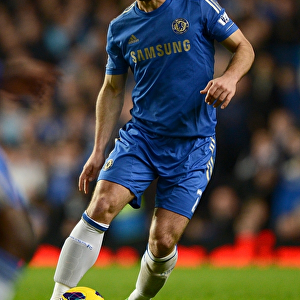 Branislav Ivanovic in Action: Chelsea's Victory over Queens Park Rangers at Stamford Bridge (January 2, 2013)