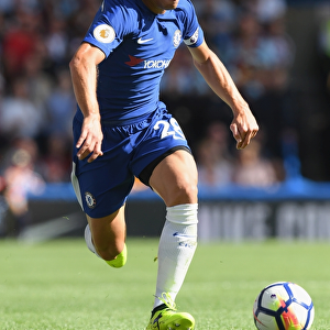 Cesar Azpilicueta in Action: Chelsea vs Burnley, Premier League, Stamford Bridge
