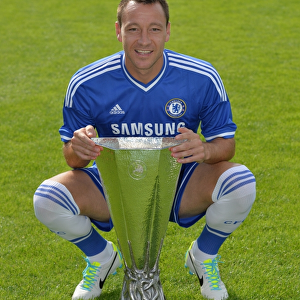 Chelsea Football Club: 2013-2014 Squad Photocall - John Terry at Cobham Training Ground